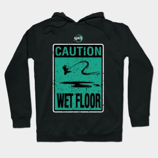 DEMON SLAYER SEASON 2: CAUTION WET FLOOR (BLACK/GRUNGE) Hoodie